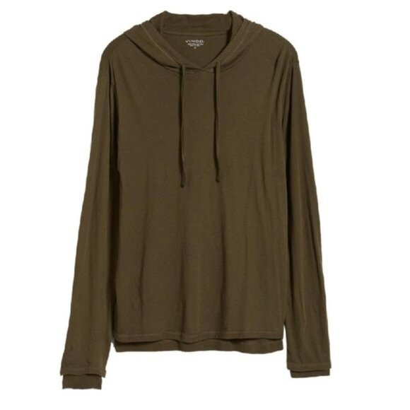 Vince Double Layer Hooded Pullover - Picture 2 of 6